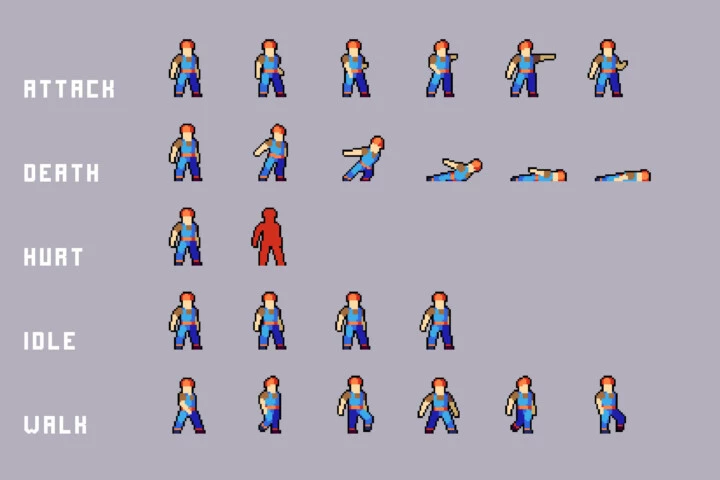 Power Station Enemy Sprite Sheets