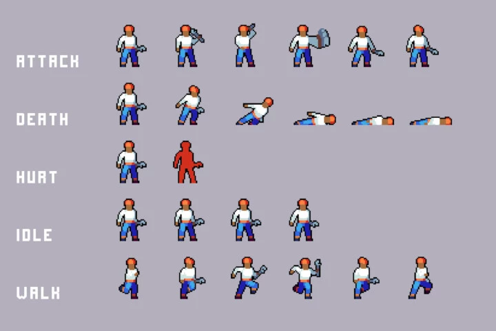 Power Station Enemy Sprite Sheets