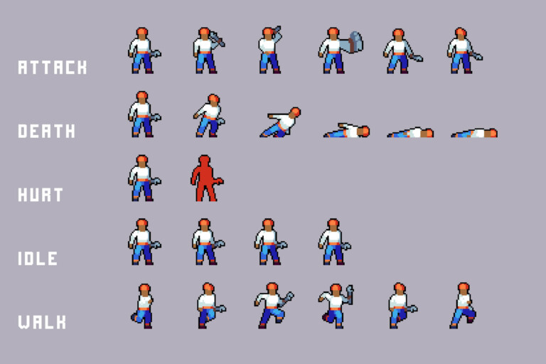 Power Station Enemy Sprite Sheets Download - CraftPix.net