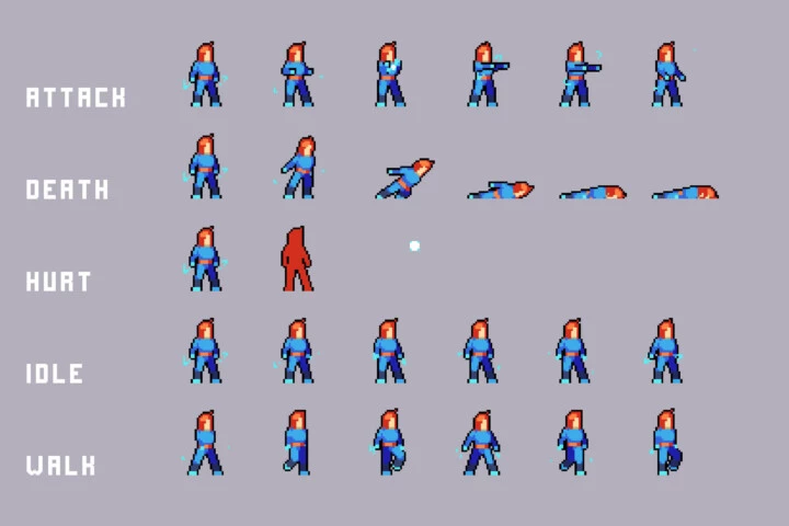 Power Station Enemy Sprite Sheets