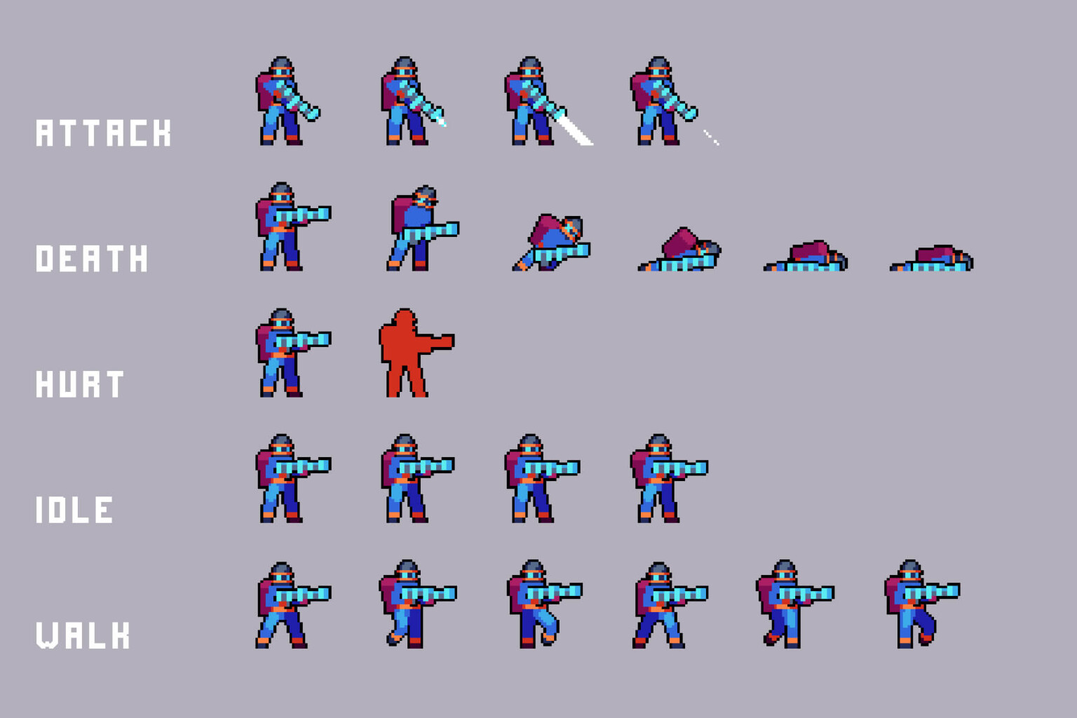 Power Station Enemy Sprite Sheets Download - CraftPix.net