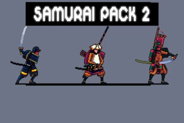 Samurai Pixel Art Sprites Pack 2