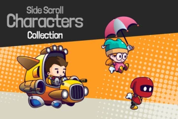 Animated Character Sprites Vector Pack