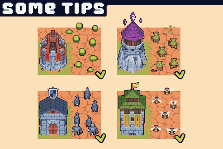 Free Field Enemies Pixel Art for Tower Defense