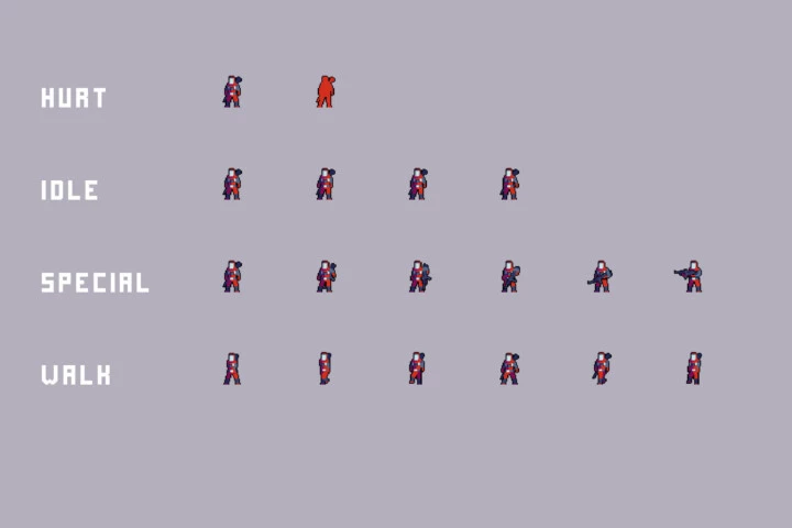 Monsters from the Exclusion Zone Pixel Art