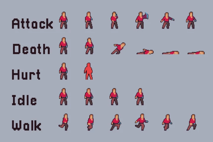 Pirate Pixel Art Sprites Pack