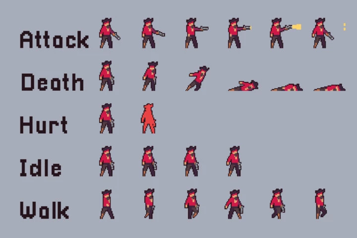 Pirate Pixel Art Sprites Pack