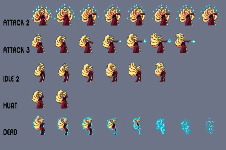 Free Yokai Pixel Art Character Sprites