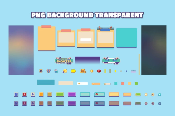 Merge Shooter Cartoon Asset Kit