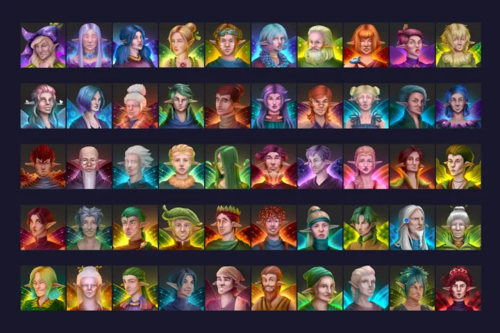 RPG Avatar Fairy Icons