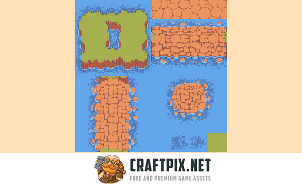 Free Fields Tileset Pixel Art for Tower Defense 