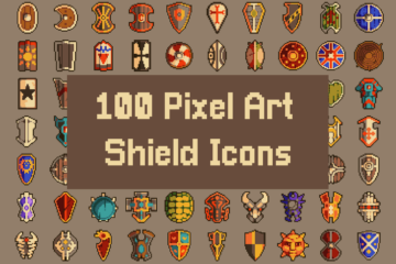 100 Pixel Art Weapon Icons Pack 5 Download - CraftPix.net