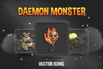 Daemon Monster RPG Icons