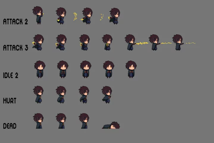 Free Fantasy Chibi Male Sprites Pixel Art