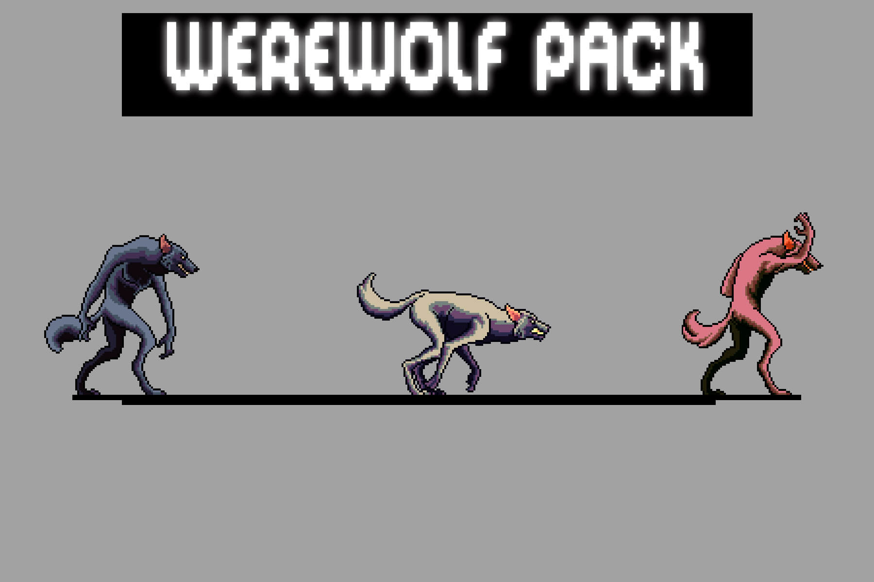 Free Werewolf Sprite Sheets Pixel Art - CraftPix.net
