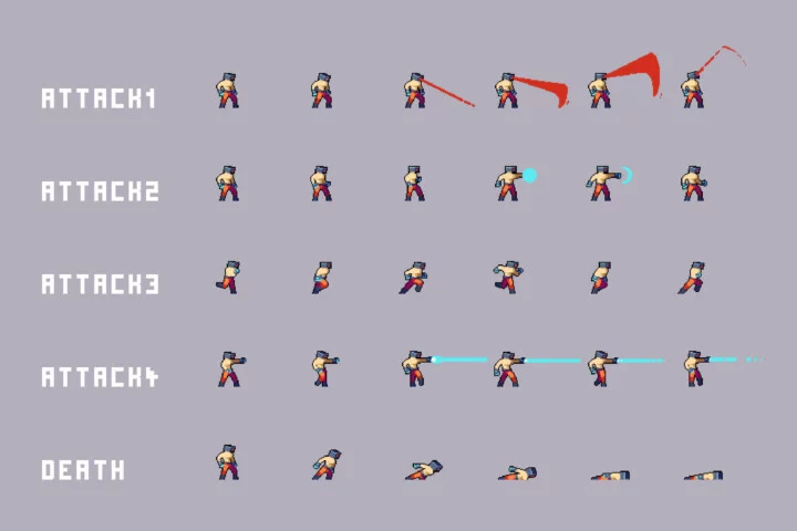 Prison Bosses Pixel Art Sprite Pack