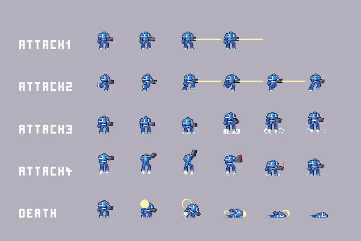 Prison Bosses Pixel Art Sprite Pack