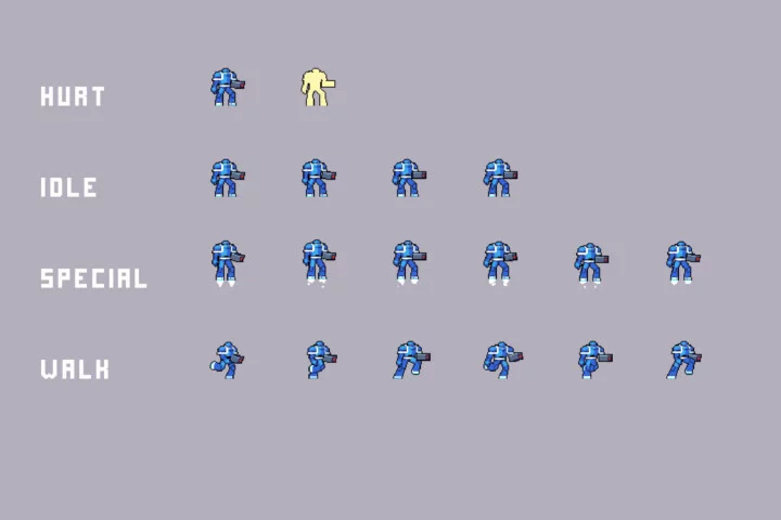 Prison Bosses Pixel Art Sprite Pack