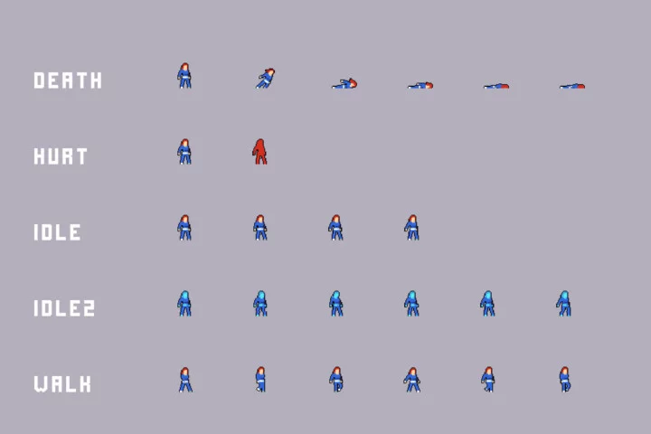 Prison Bosses Pixel Art Sprite Pack