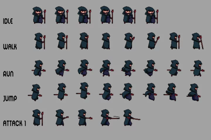 RPG Heroes Pixel Art Asset Pack