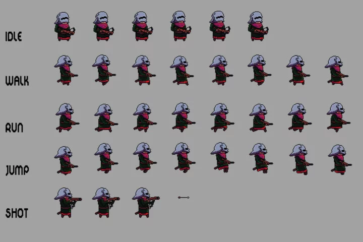RPG Heroes Pixel Art Asset Pack