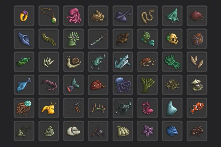 Sea Loot RPG Icons
