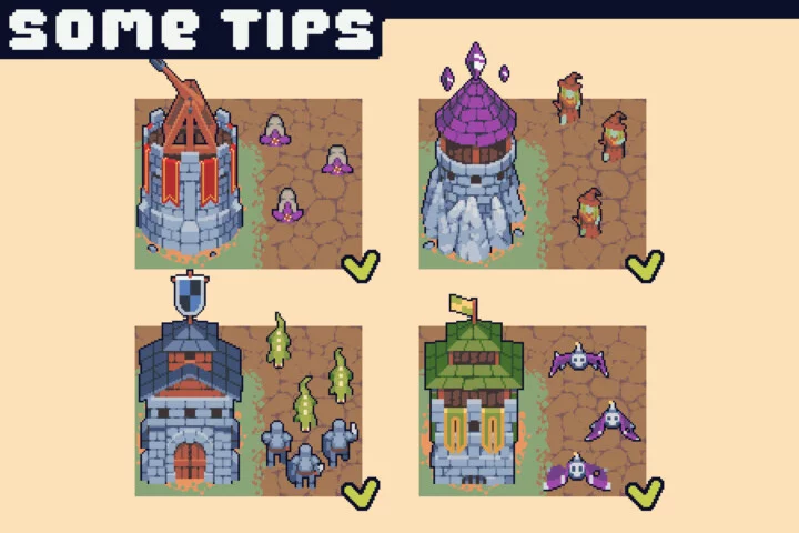 Swamp Enemies Top-Down Pixel Art