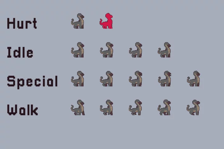 Underwater Main Enemies Pixel Sprite Pack