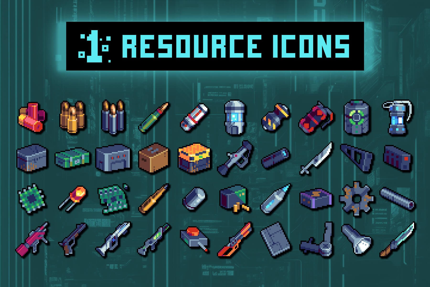 32x32 anime style weapons : r/PixelArt