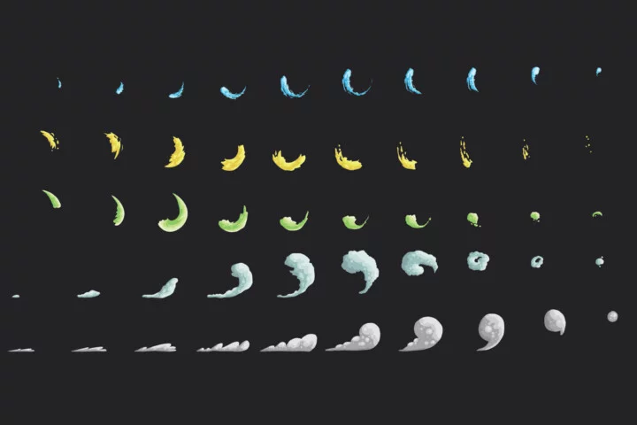 Free Slash Sprite Cartoon Effects