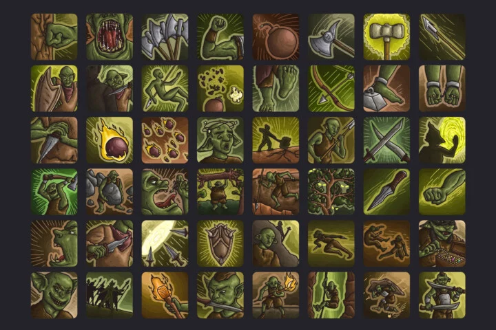 Goblin Skills Icon Pack
