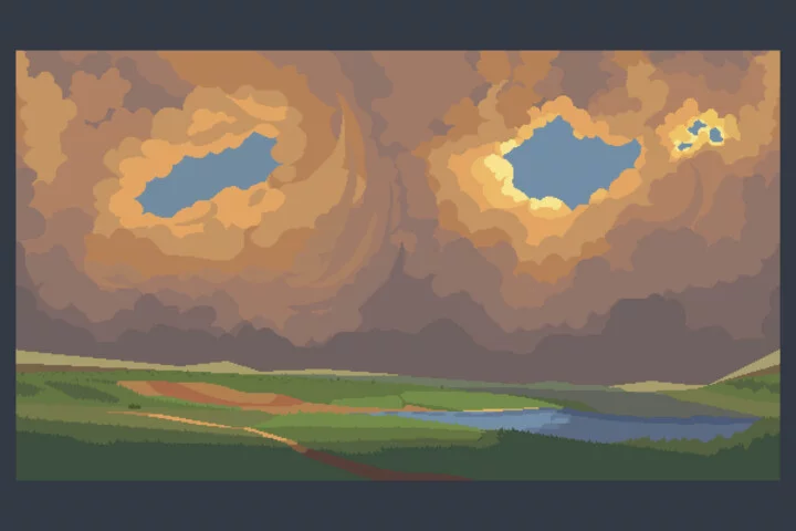 Free Summer Pixel Art Backgrounds