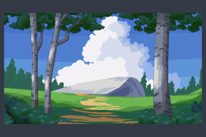 Free Summer Pixel Art Backgrounds