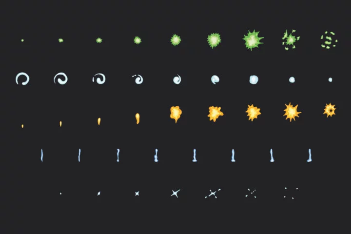Magic Sprite Effects Vector Pack