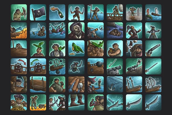 Pirate Skills Icon Pack