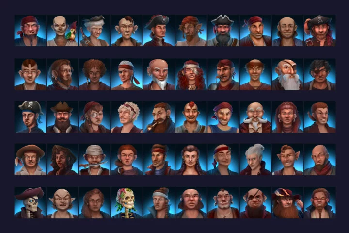 RPG Avatar Pirate Icons