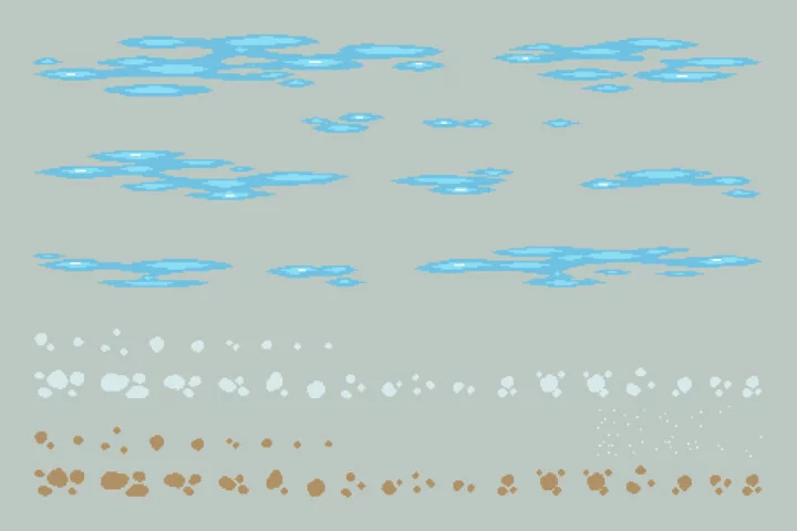 Winter Top-Down Pixel Art Tileset for RPG