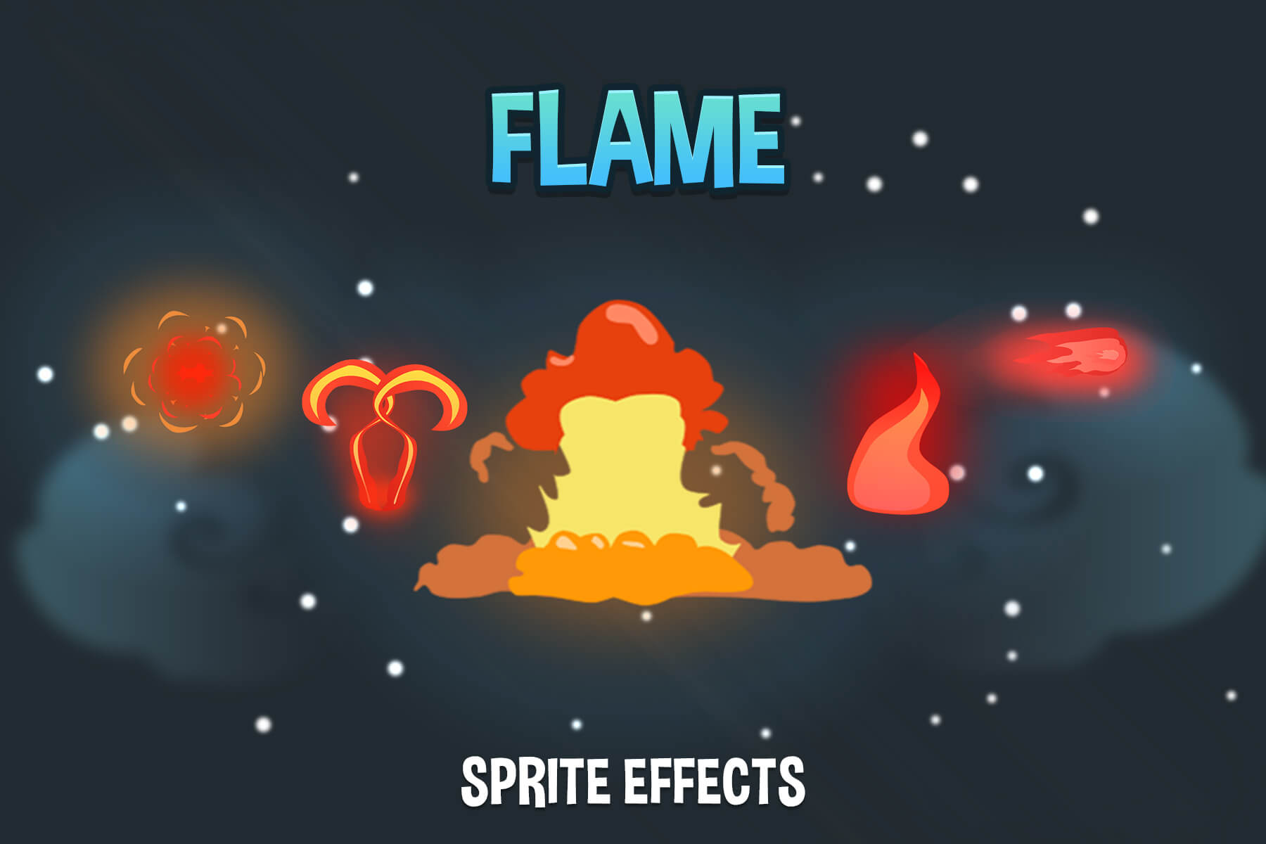 Free Flame Effects Sprite Pack Download - CraftPix.net