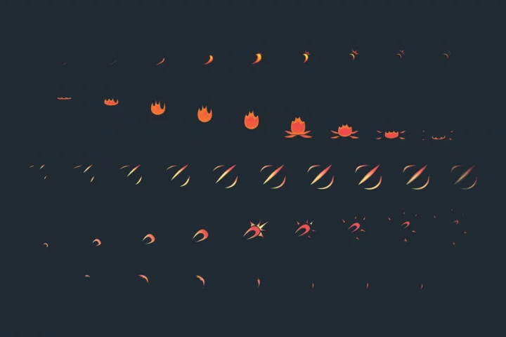 Free Slash Effects Sprite Pack