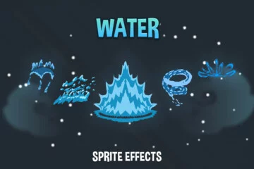 Free Water Effects Sprite Pack