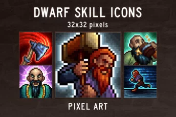Dwarf Skills 32×32 Icon Pack
