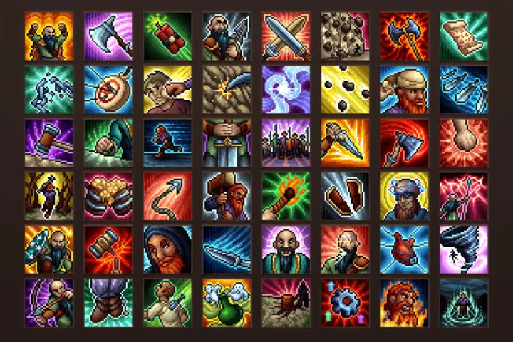 Dwarf Skills 32×32 Icon Pack