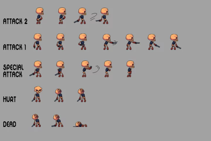 Free Fantasy Enemies Pixel Art Sprite Pack