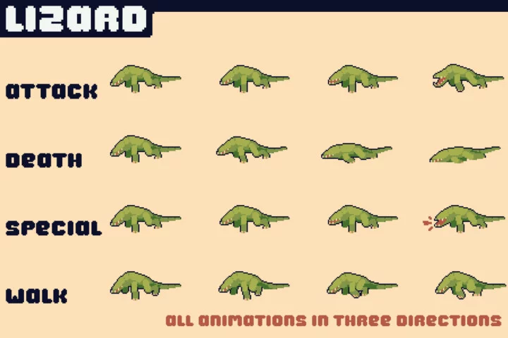 Top-Down Swamp Bosses Tower Defense Pixel Art