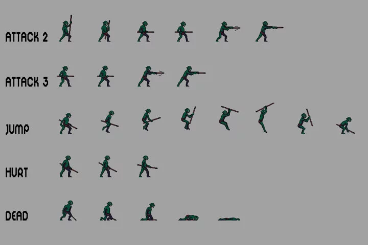 Goblin Character Sprites Pixel Art