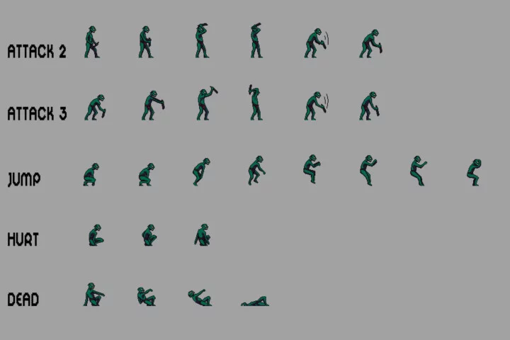 Goblin Character Sprites Pixel Art