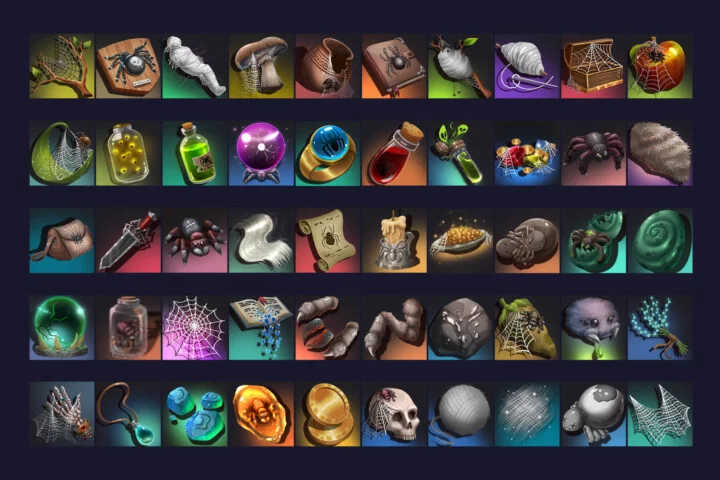 RPG Spider Loot Icons