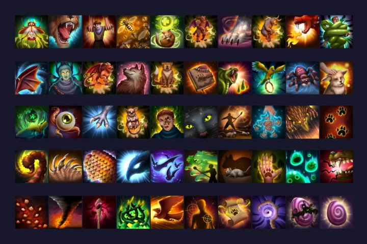 RPG Summoner Skill Icons