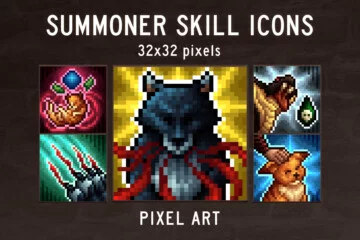Summoner 32×32 Skills RPG Icon Pack