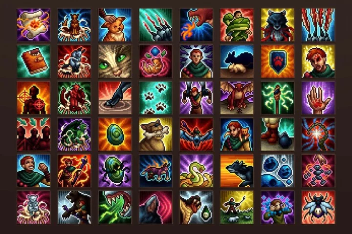 Summoner 32×32 Skills RPG Icon Pack